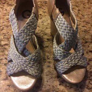 Guess Women's Wedge Sandals with Braided Straps